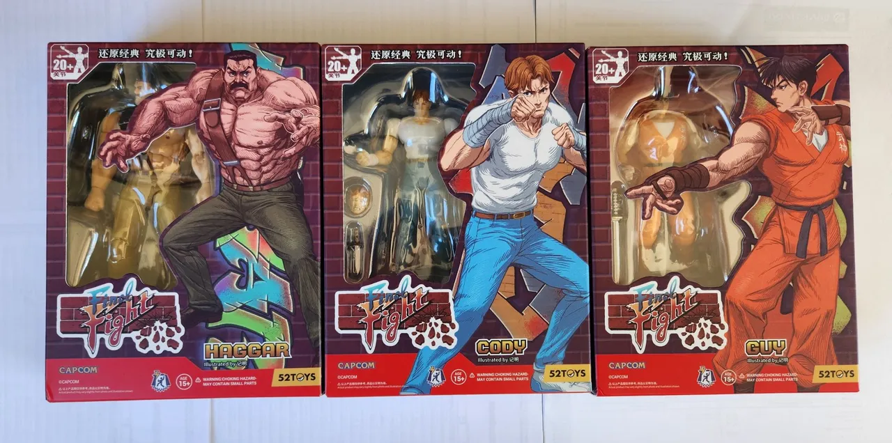 Final Fight 52toys Cody, Guy E Haggar Jada Toys Lacrado