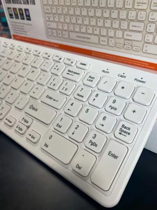 KIT TECLADO COM MOUSE SEM FIO HMASTON KB520 - Foto 2