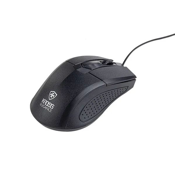 Mouse Óptico Com Fio USB 1.000 DPI, Cor Preto - Kross  em São Luís ma - Foto 5