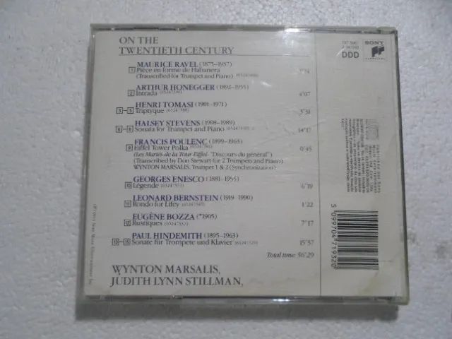 CD Wynton Marsalis Judith Lynn Stillman On The Twentieth Century CD nacional e original - Foto 3