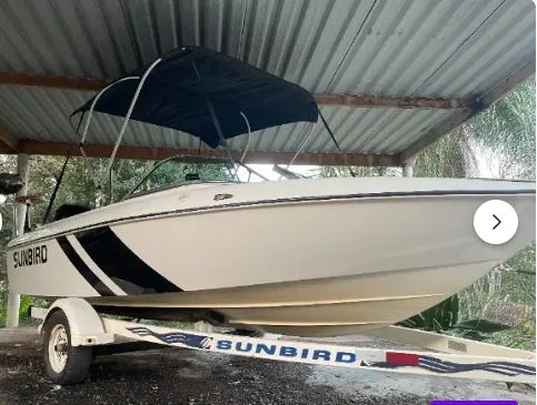 Lancha Sunbird Bayliner 170 - Optimax 115hp - troco por carro ou moto - Foto 2