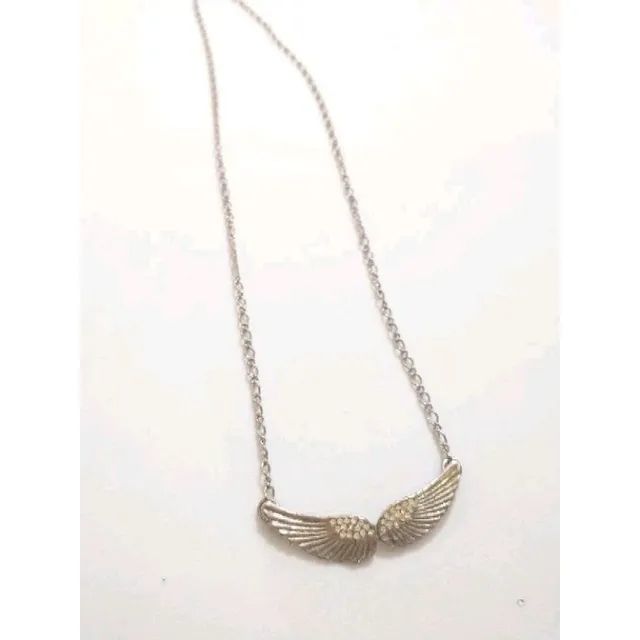 Colar pingente asas prateado  - Foto 3
