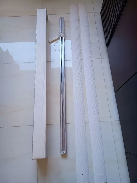 Persiana Vertical em PVC Ripada - Branca - 1,30x1,70