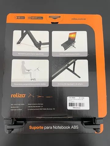 Suporte para Notebook ABS, ergonômico. - Foto 4