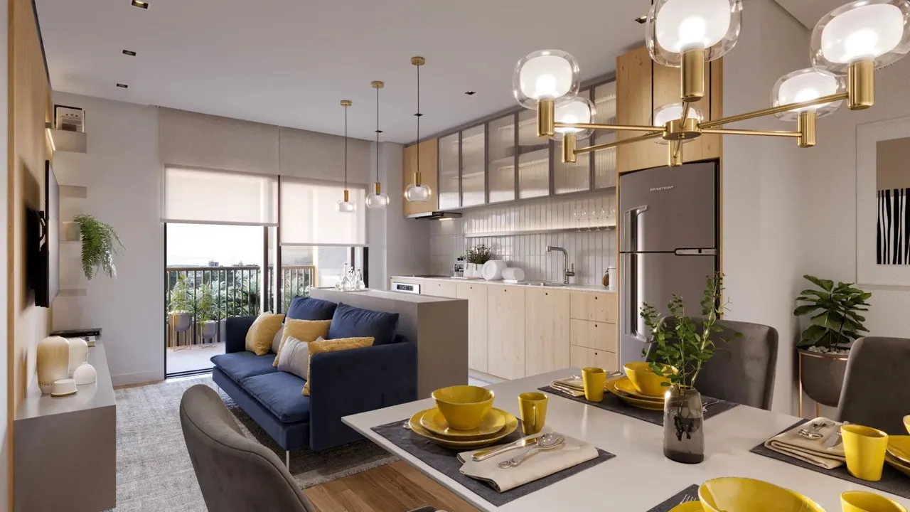 Apartamento com 65m² e 3 quartos no Tingui Curitiba/PR