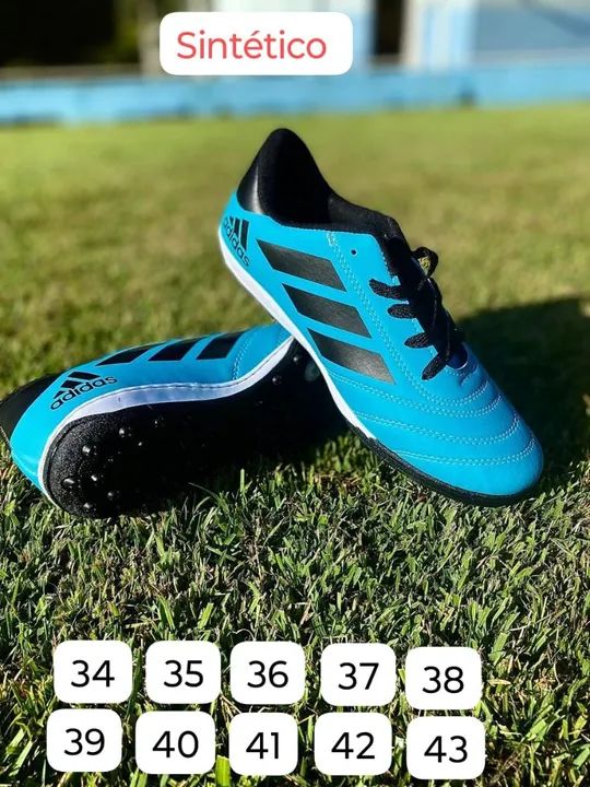 Chuteira society linha Premium costurada