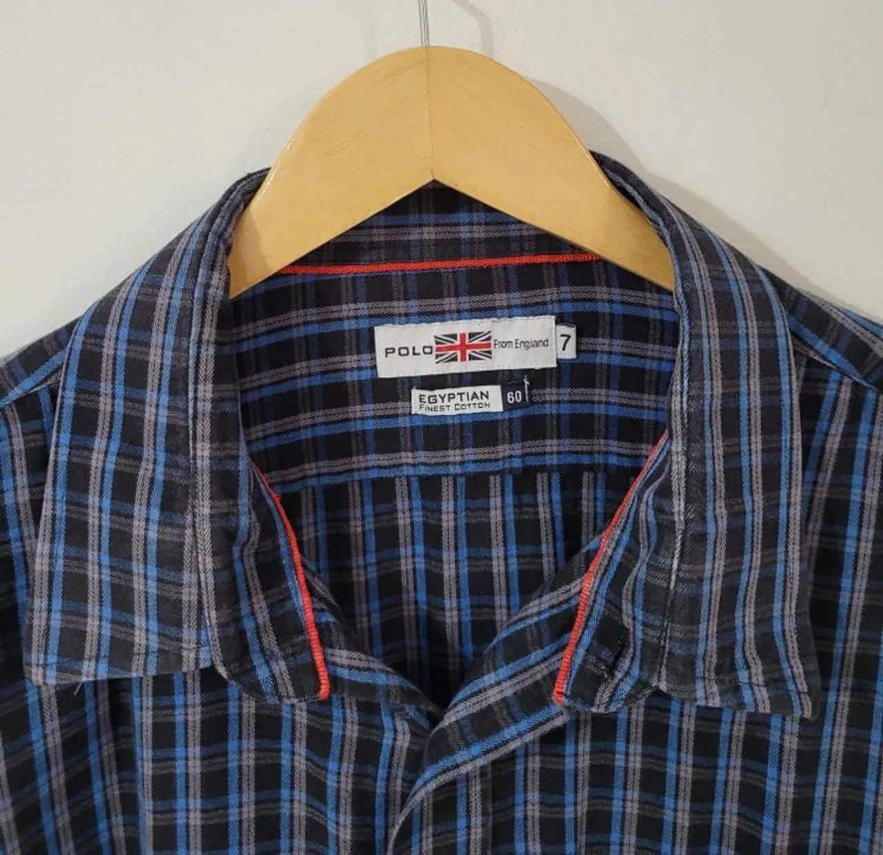 camisa xadrez algodão egípcio Tam 60 - Foto 4