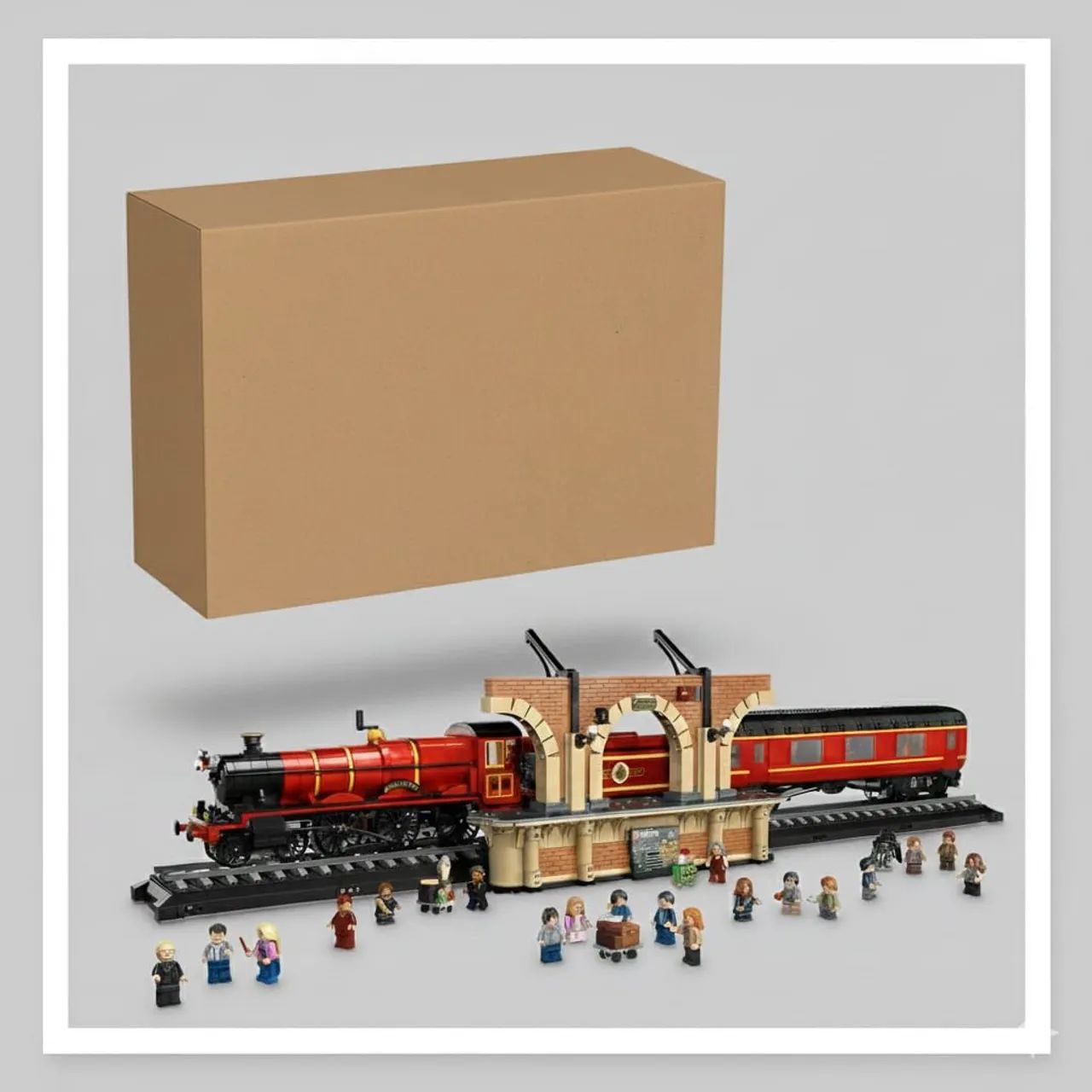 BLOCOS DE MONTAR EXPRESSO DE HOGWARTS HARRY POTTER * PEÇAS+ 20 FIGURES MARCA MEGA