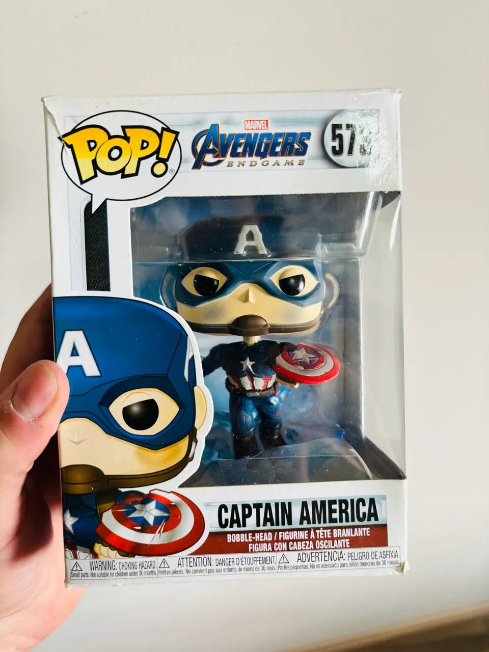 FUNKO POP MARVEL CAPITÃO AMÉRICA 573