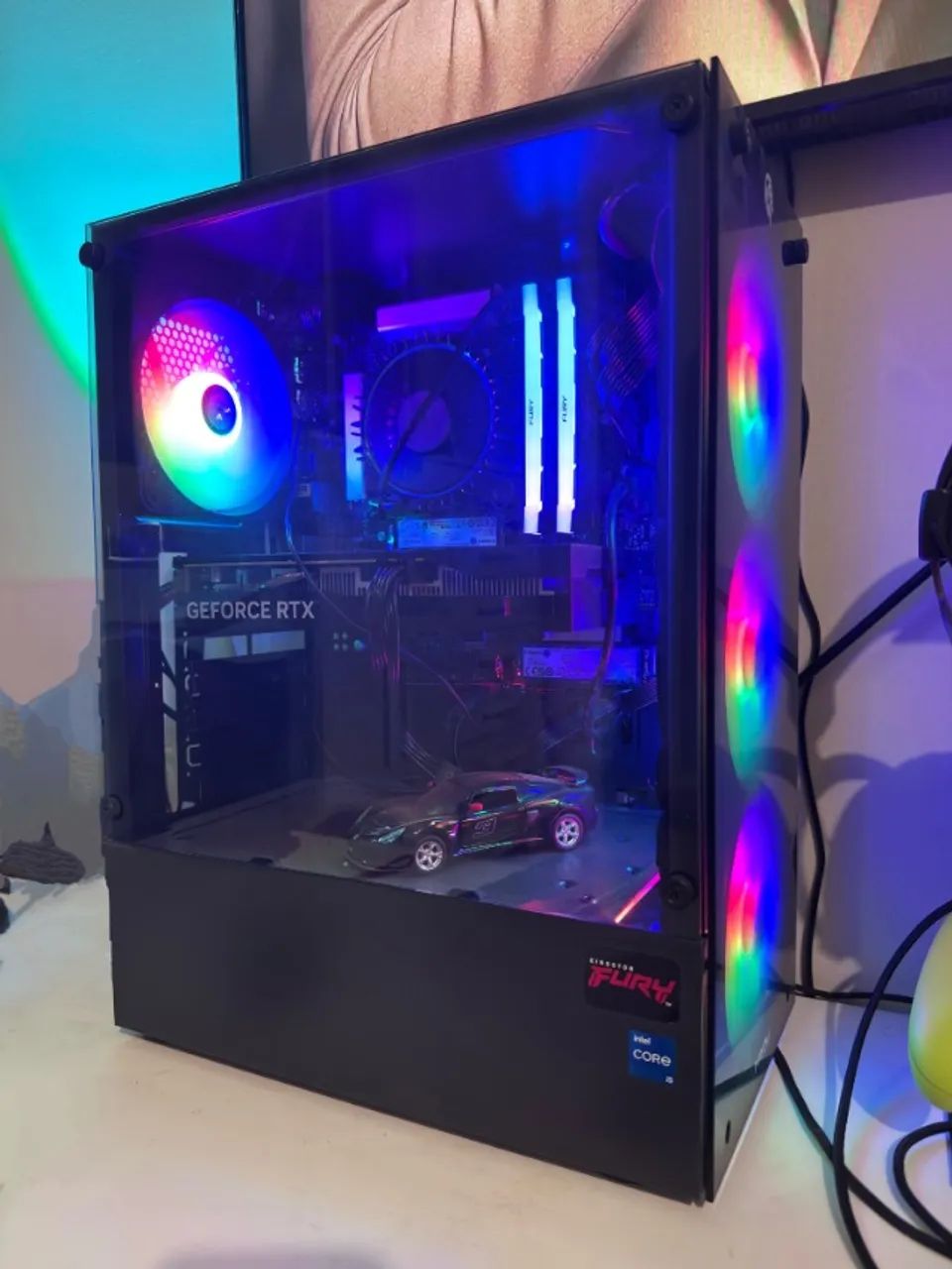 [Completo] PC Gamer i5 12400F + 16GB 3200MHz DDR4 + RTX 4060 + 1,5TB SSD
