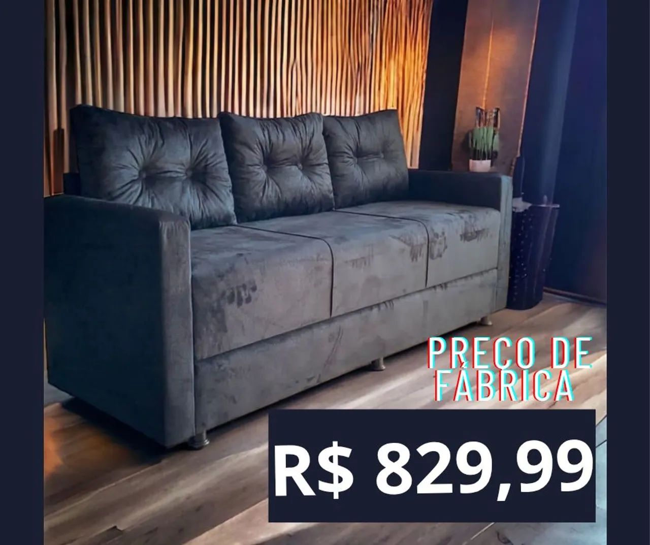 Sofá cama Novo!  Preço de Fábrica!