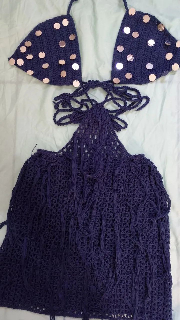 Vestido de crochê  - Foto 4