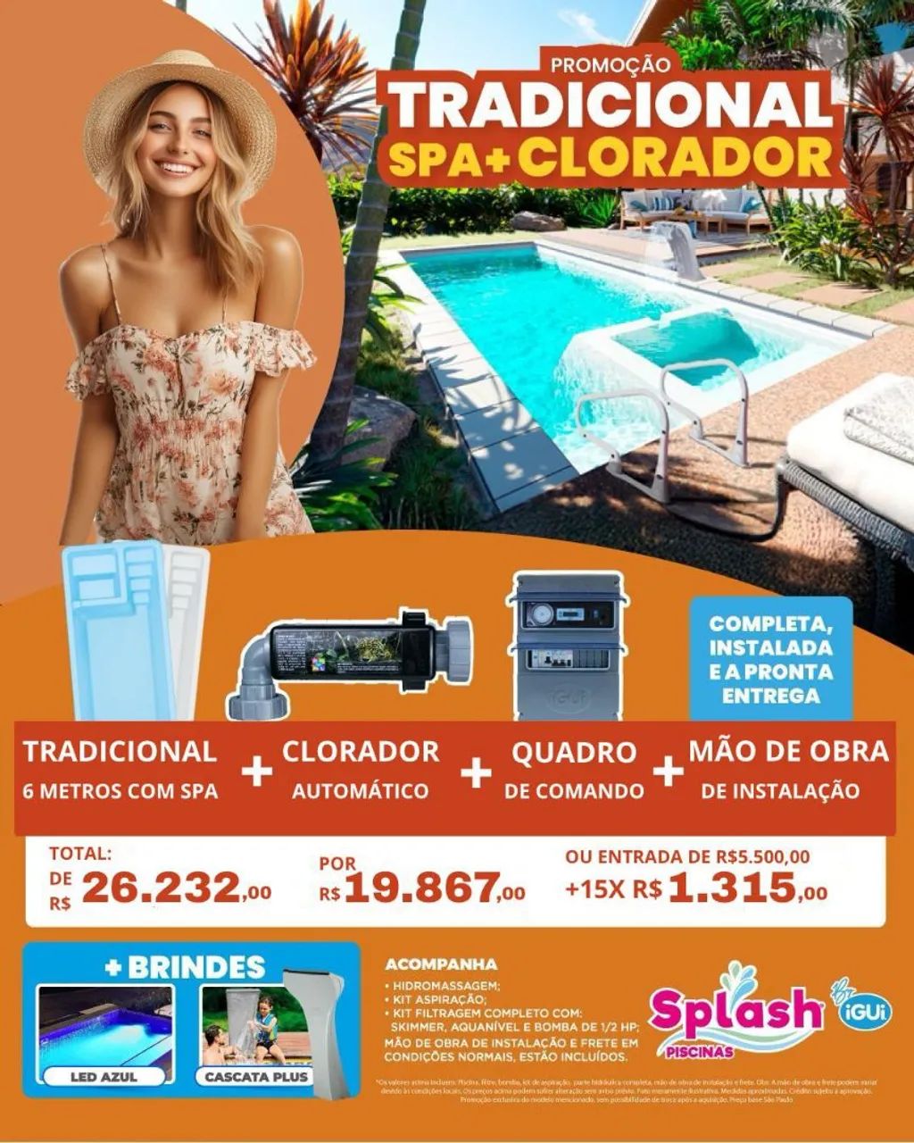 Spa e Cloração Completa para Área Externa - Promoção Imperdível!