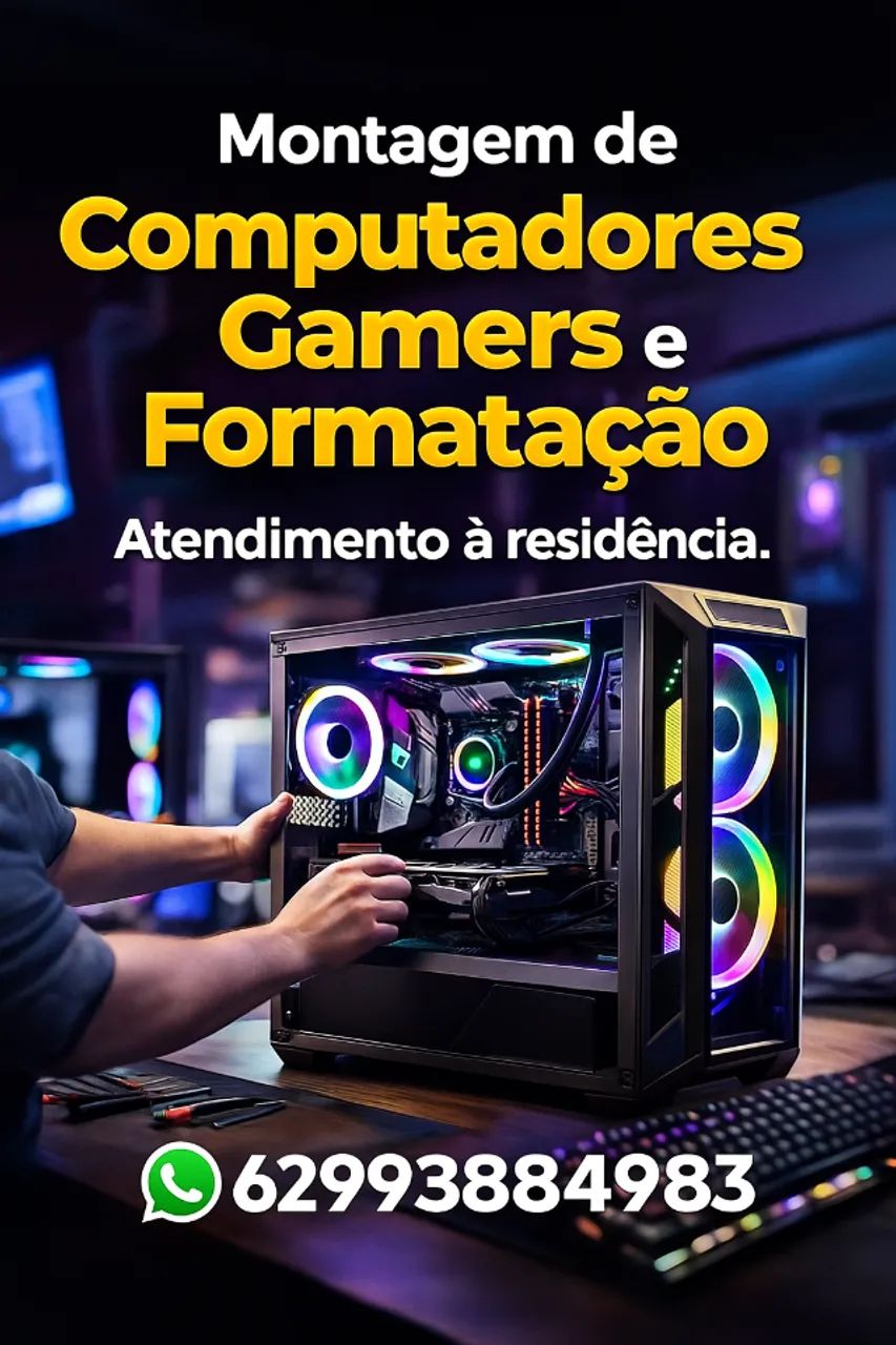 Montagem e manutenção de computadores a domicilio