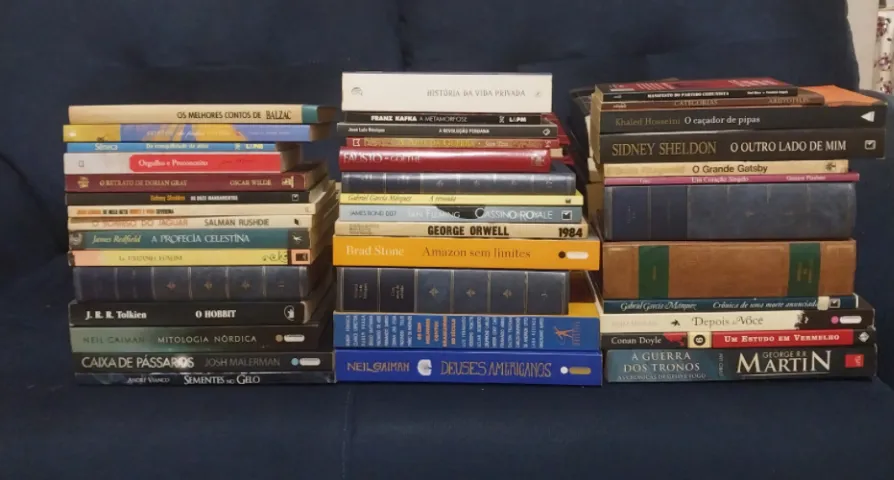 LOTE DE 40 LIVROS POR 100 REAIS