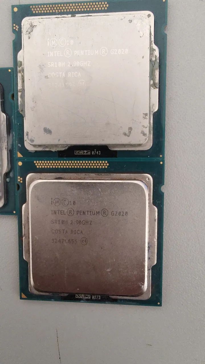 Processador Intel Pentium G2020 2 unidades 1 unidade G2030 Placa Mãe 1155