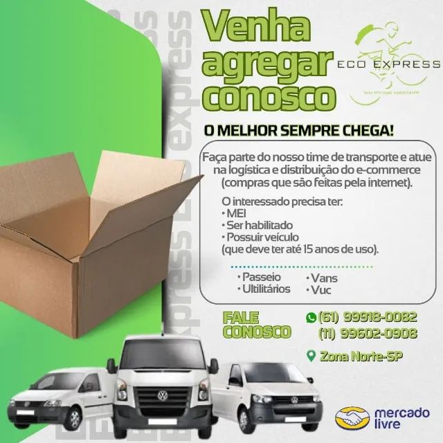 Estamos Contratando Motoristas com Veículos