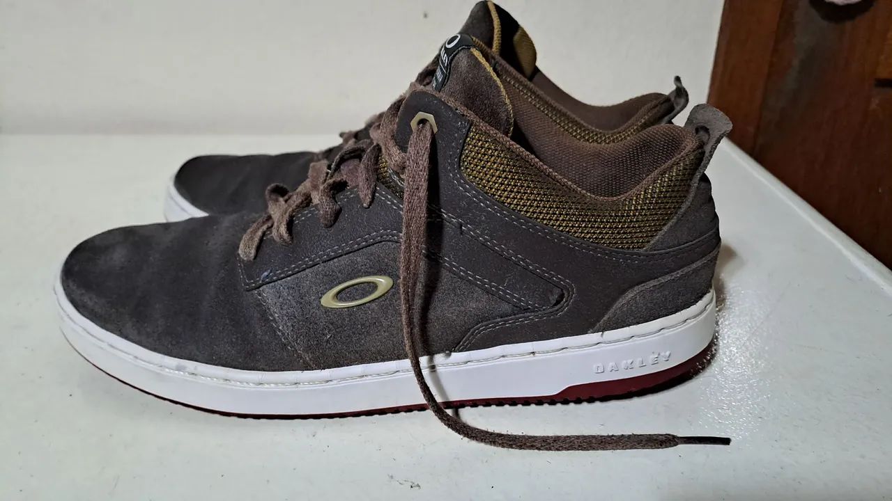 Nis Oakley Tenis Oakley Verde Musgo Tênis Couro Oakley Beckon