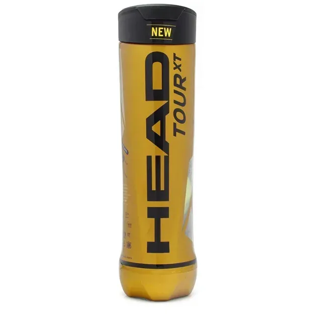 Bola de Tênis Head Tour XT Tubo com 4 Bolas