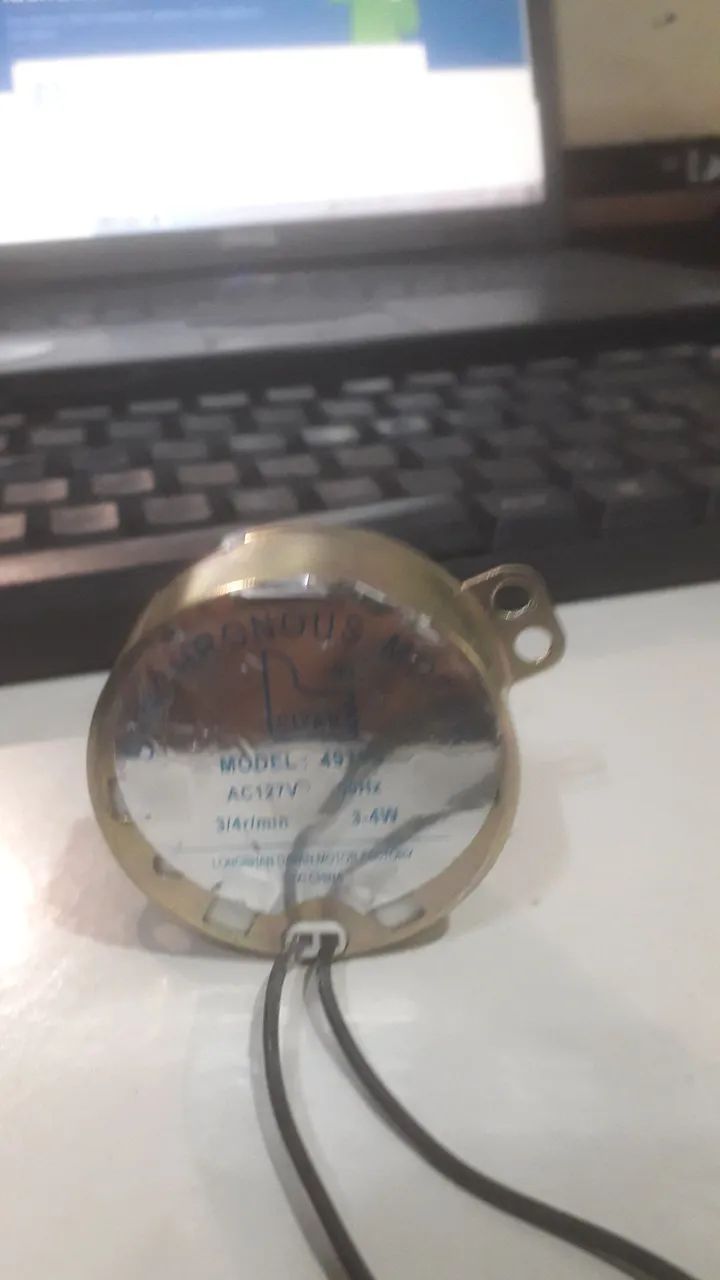 Motor de oscilador de climatizador elgin modelo fce-75br-1 127 v