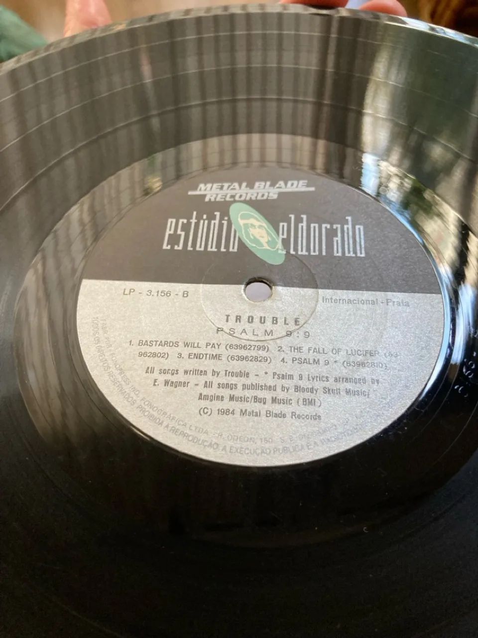 LP VINIL TROUBLE - PSALM 9:9 DOOM METAL HEAVY ROCK BLACK SABBATH - Foto 4