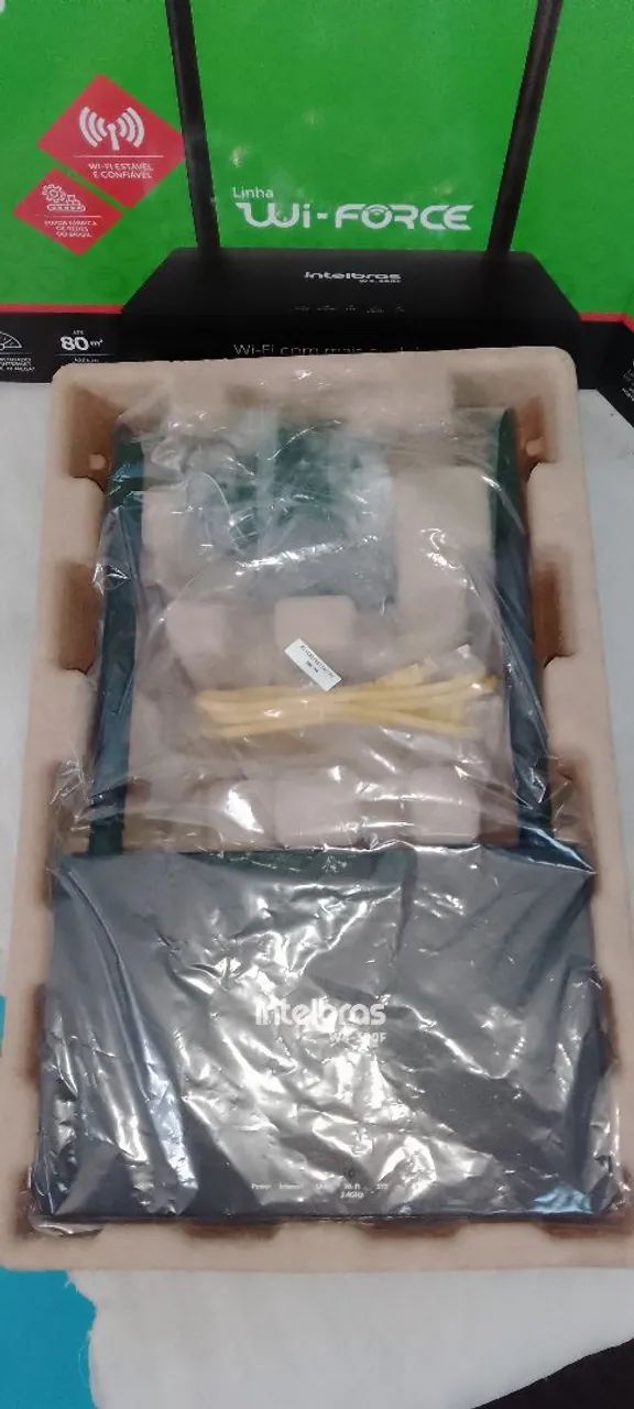 Roteador Intelbras Wi-Fi 4 W4-300F - Novo - Foto 4