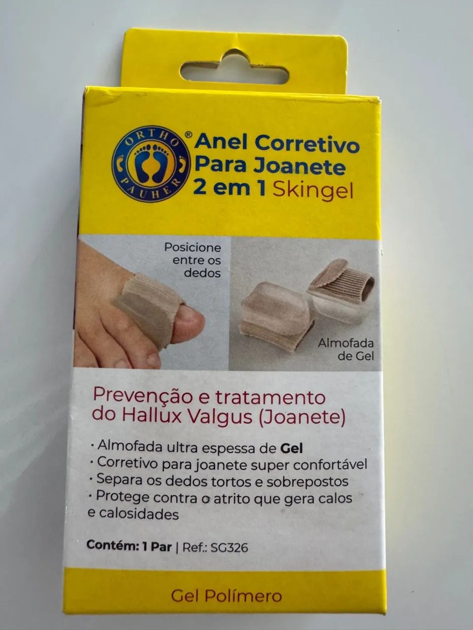 Anel corretivo para joanete 