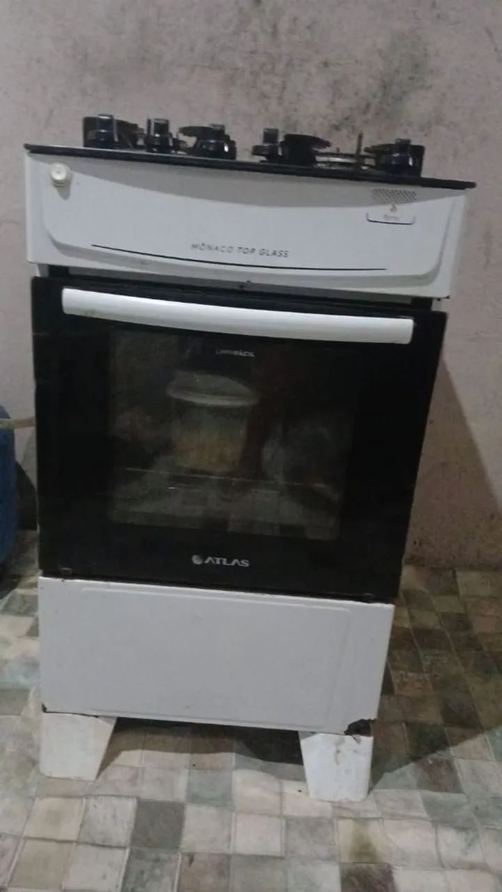 Fogão (aceito cartão com acréscimo na máquina)