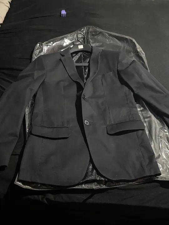 Terno Slim Preto ( Paletó/blaser) - Foto 2