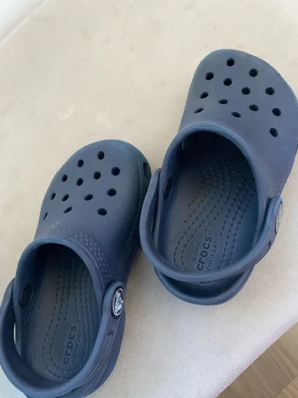 Crocs Infantil Azul Marinho - Foto 3