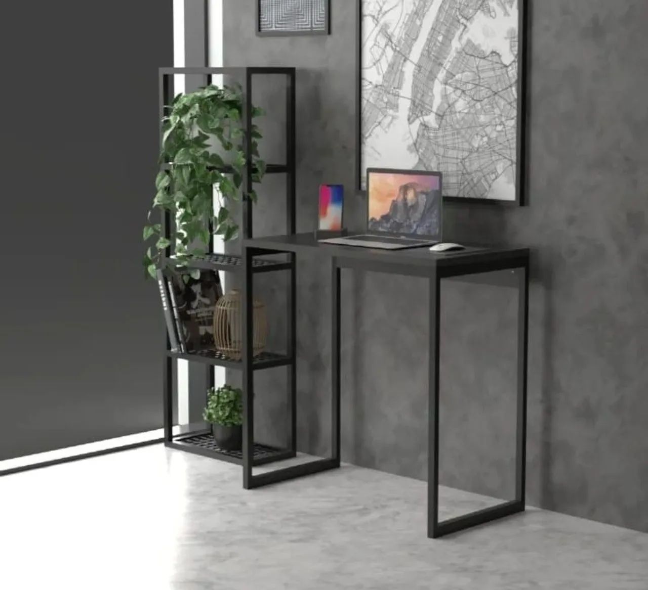 Mesa em Metalon com Tampo  em MDF. Produto novo  - Foto 3
