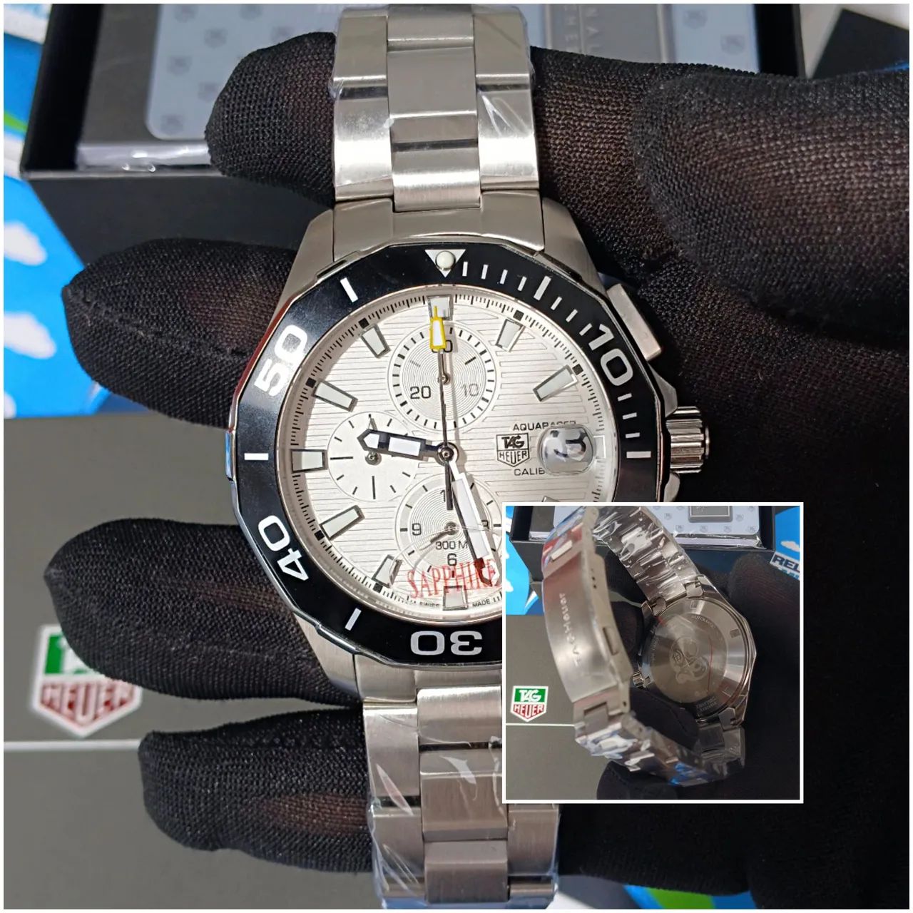 TG AQUARECER CHNOGRAPH FUNDO BRANCO