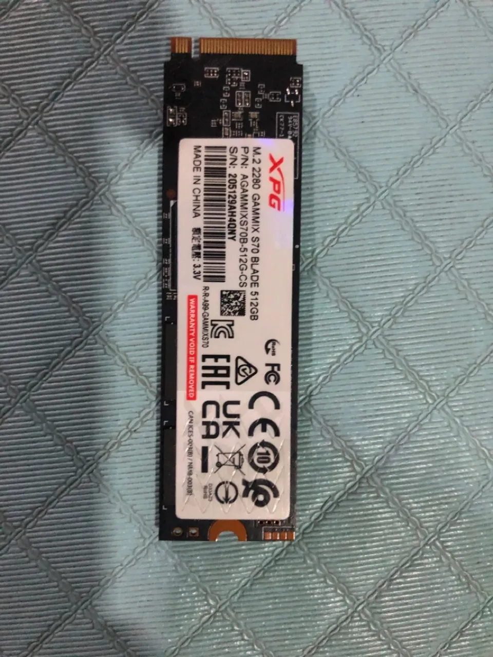 SSD XPG GAMMIX S70 BLADE 512GB M.2 2280