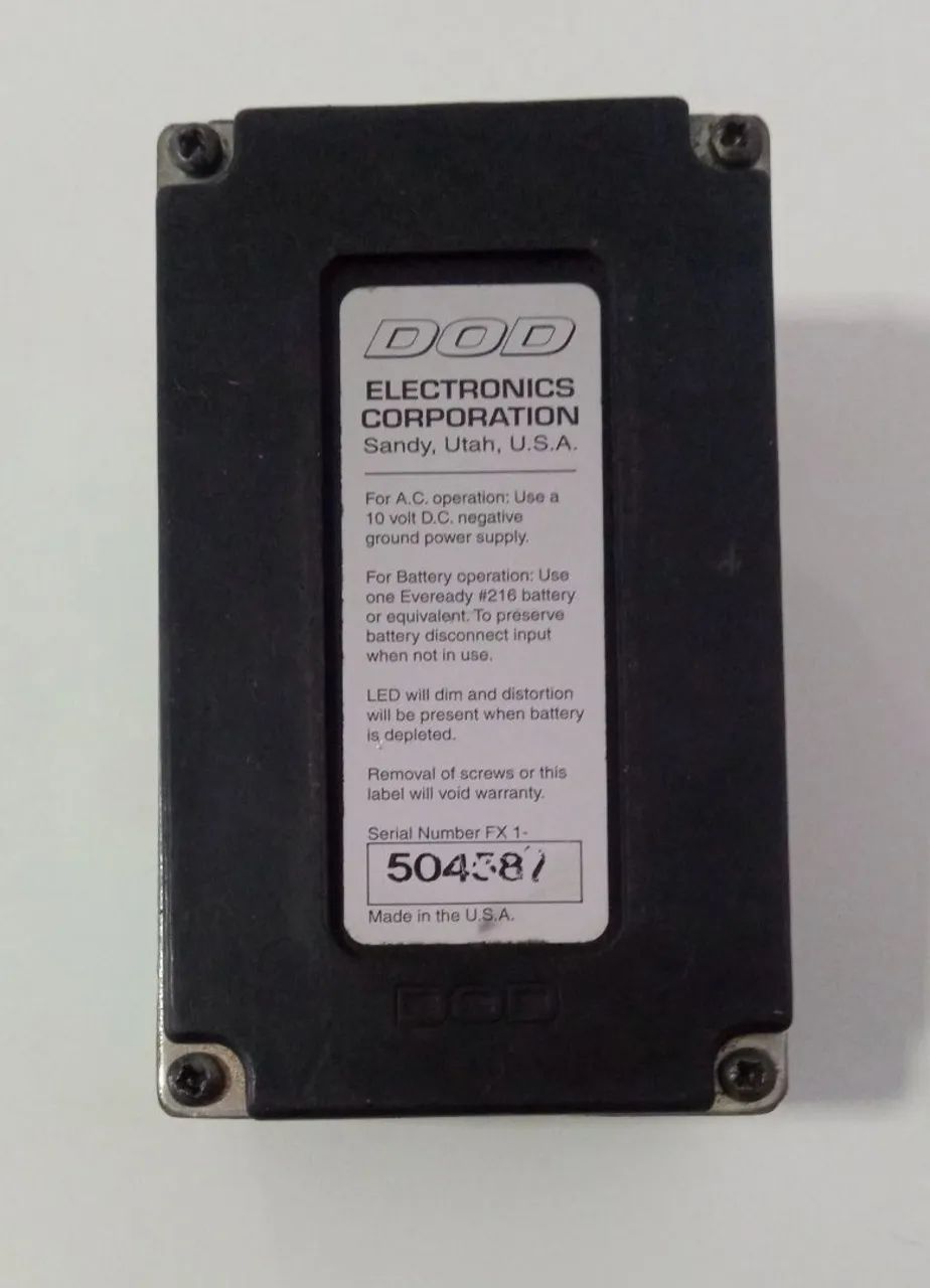 PEDAL DOD ENVELOPE FILTER FX25 - RARIDADE! - Instrumentos musicais
