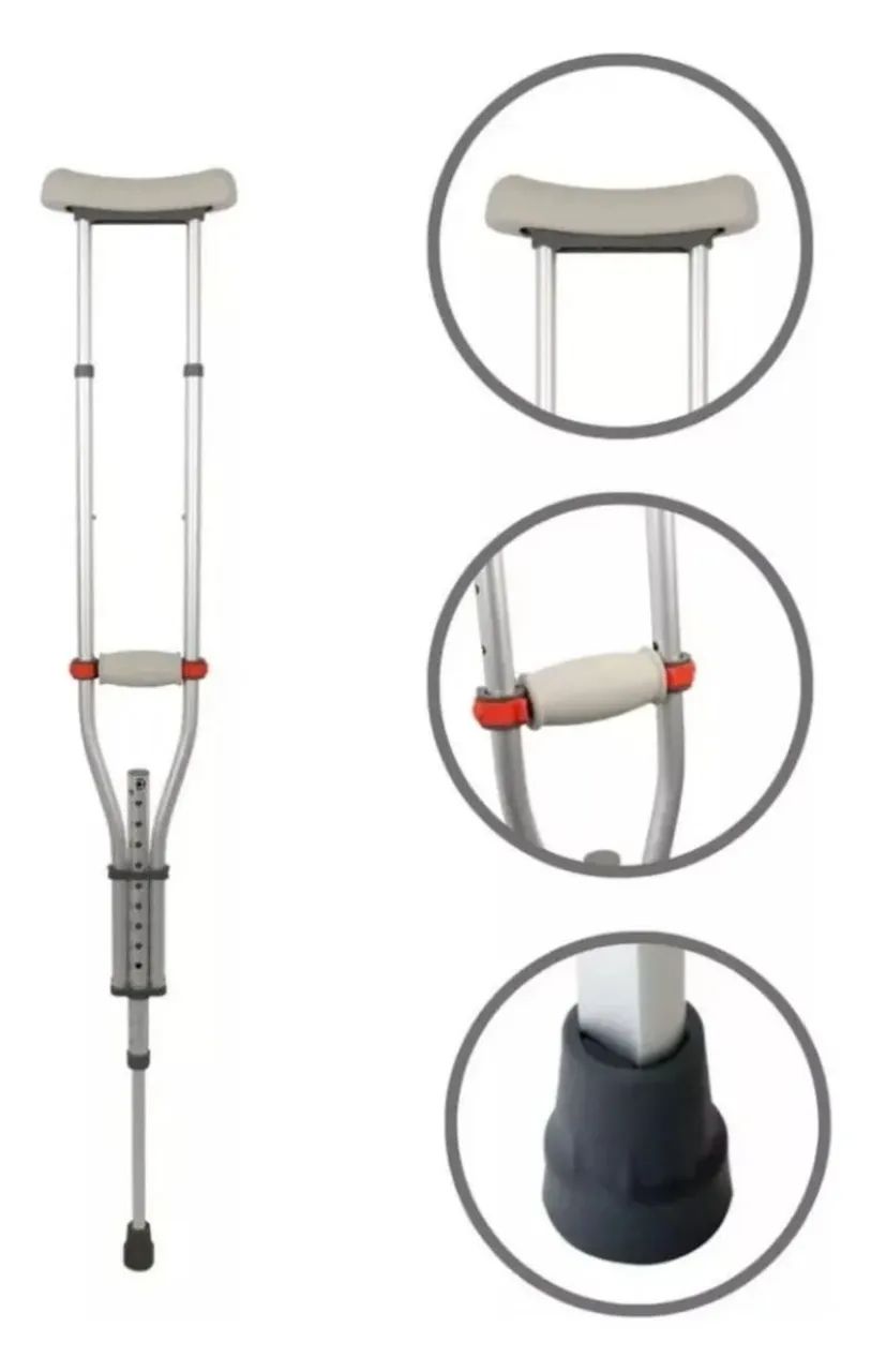 Muleta Axilar Universal Modelo D7