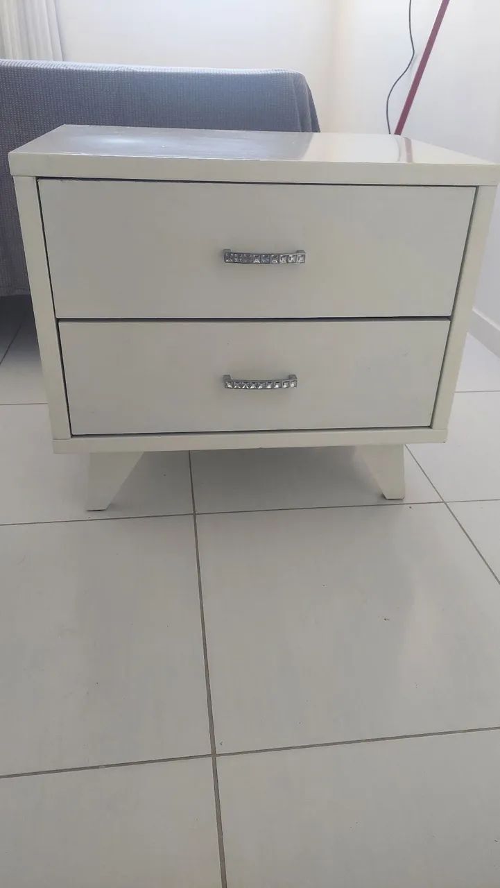 Gaveteiro 2 gavetas branco