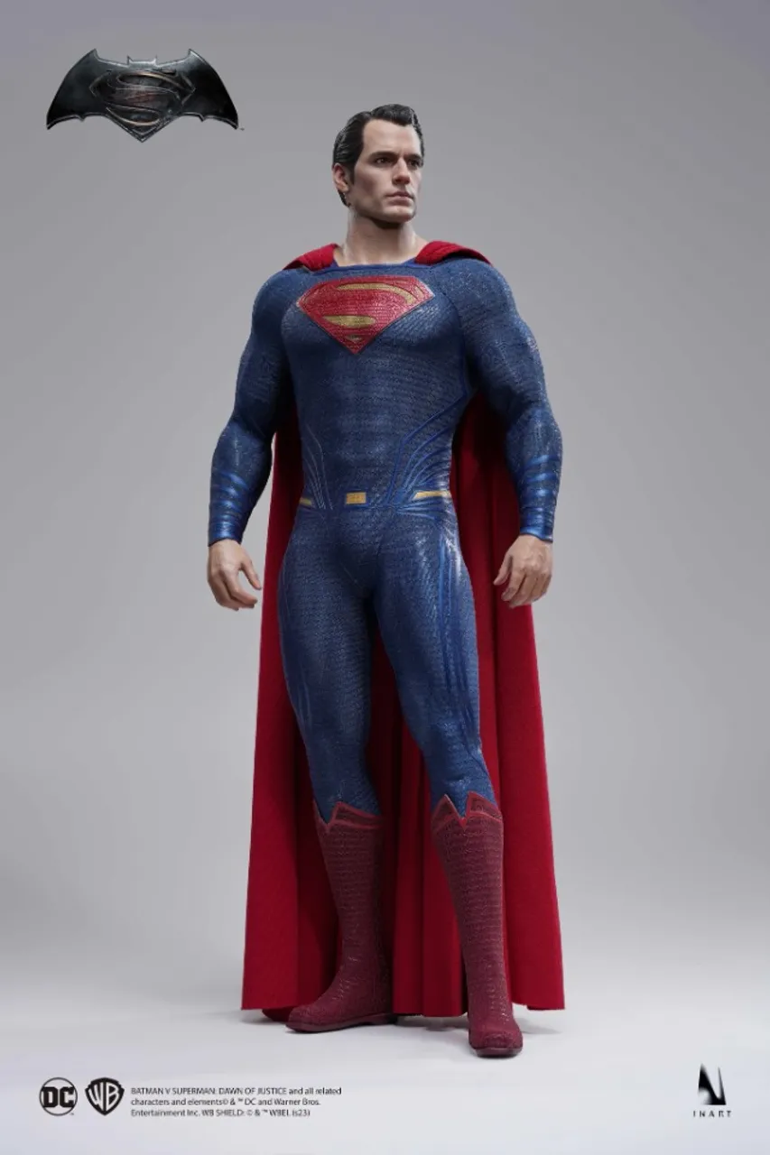 Figura Superman - BVS Inart 1/6 (Semi Novo) Queen Studios