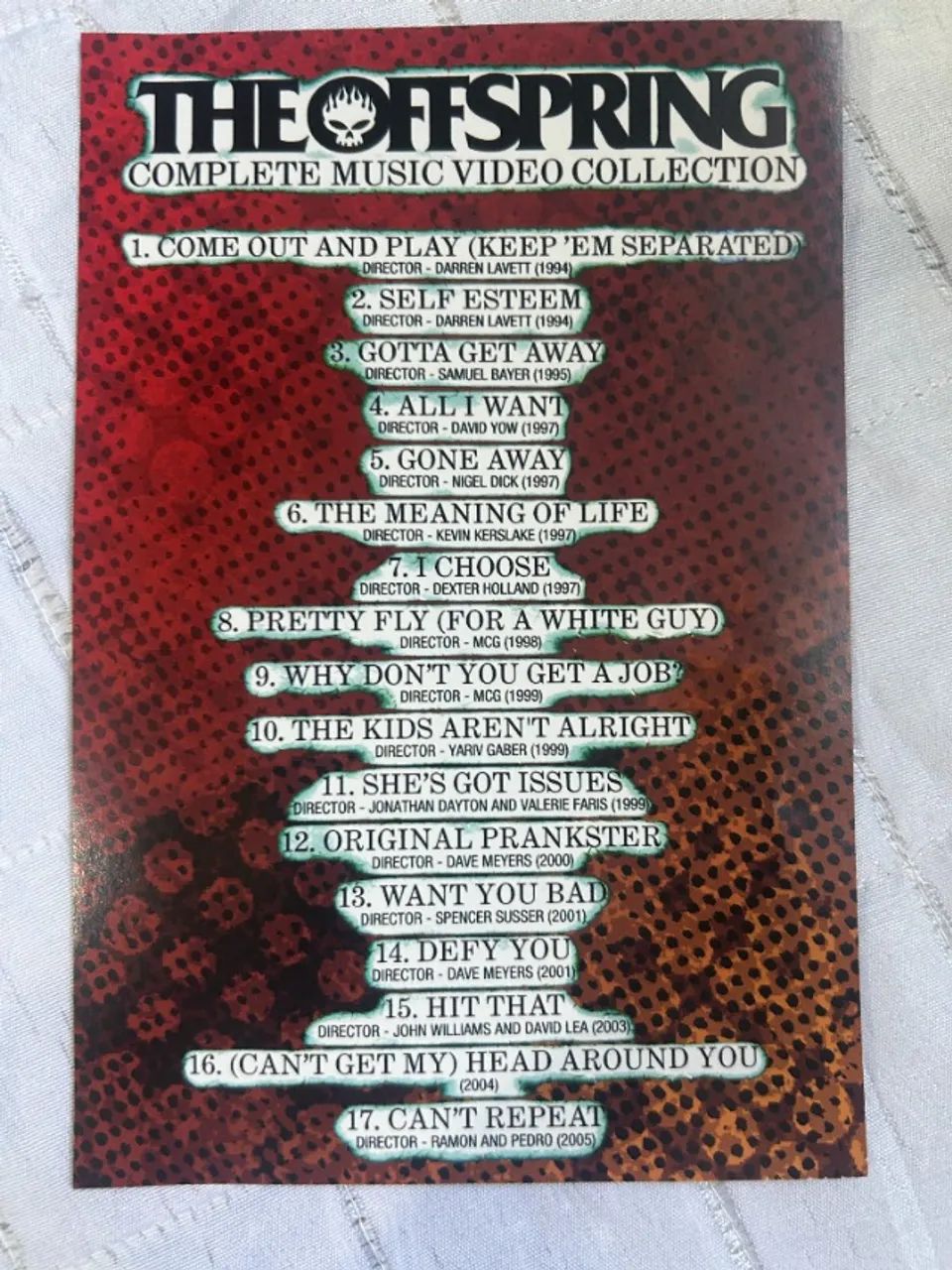 dvd offspring complete music video collection - Foto 4