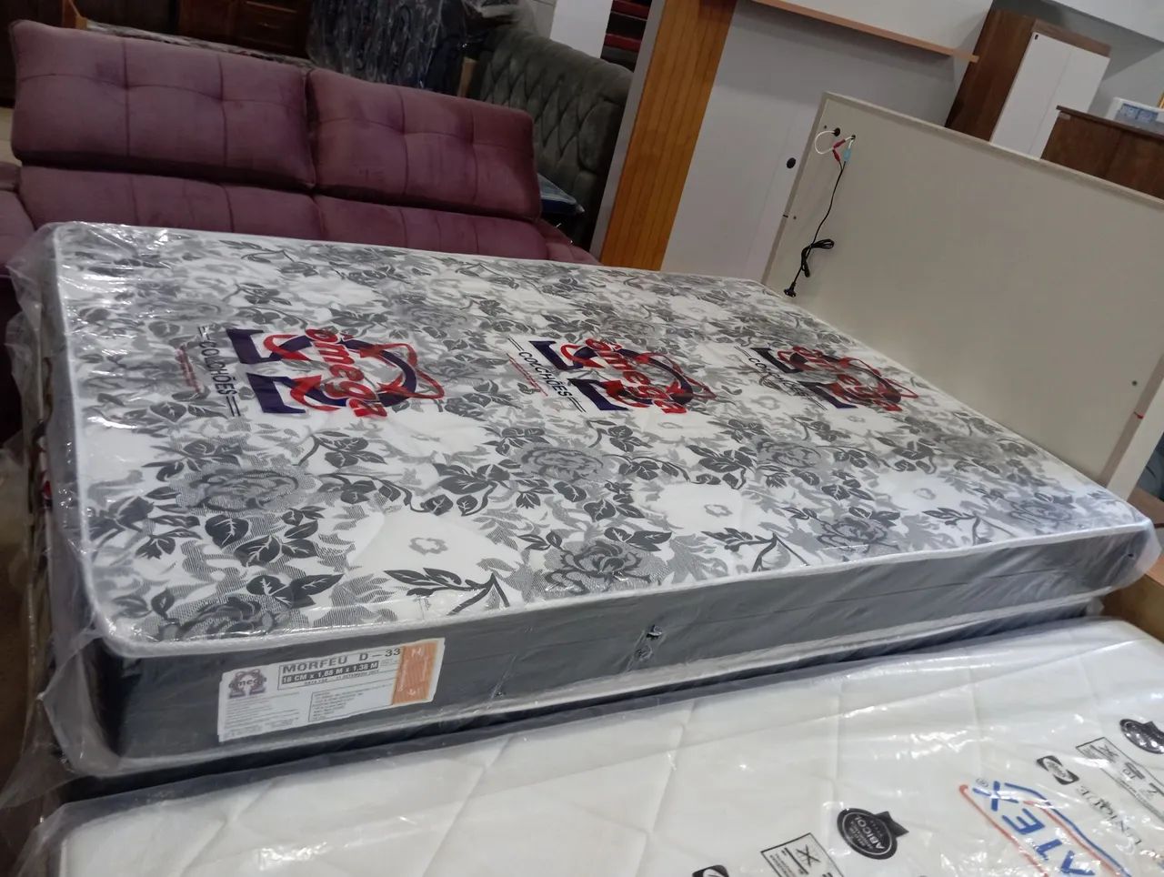 COLCHÃO DE CASAL ESPUMA D33 NOVO 