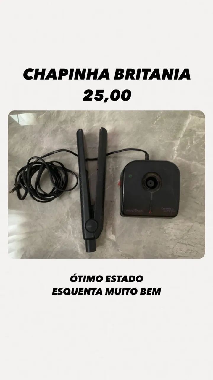 Chapinha Britânia funciona perfeitamente- pvh 