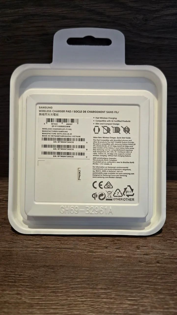 Carregador Wireless Samsung Fast Charge Pad - Foto 2