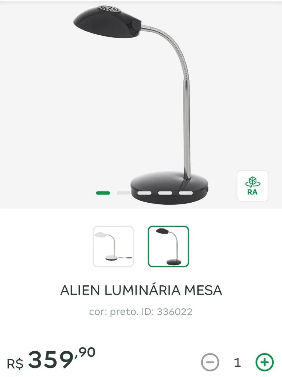 Luminária de Mesa Alien  - Foto 4