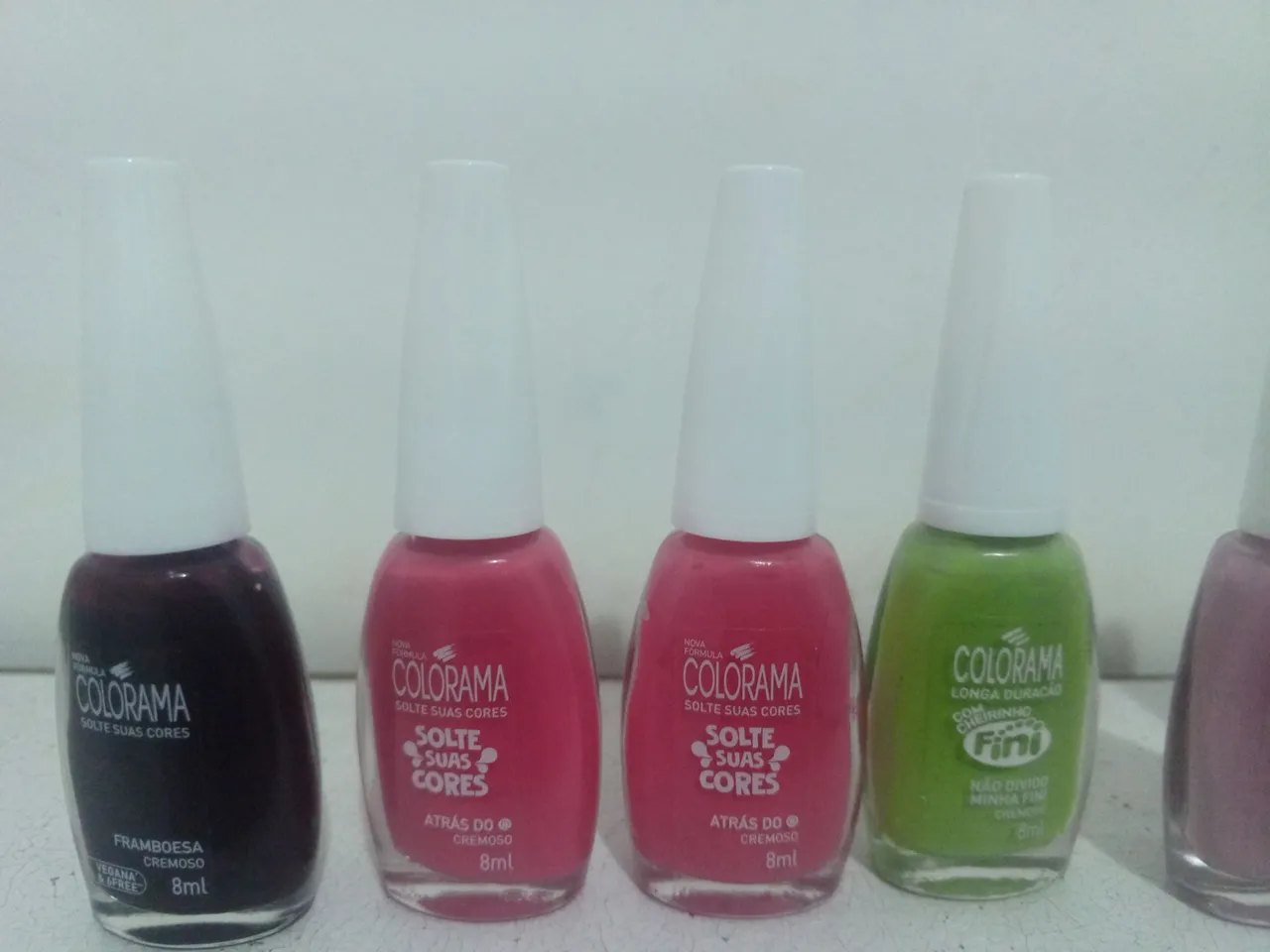 Esmaltes Coloramas -4 reais cada