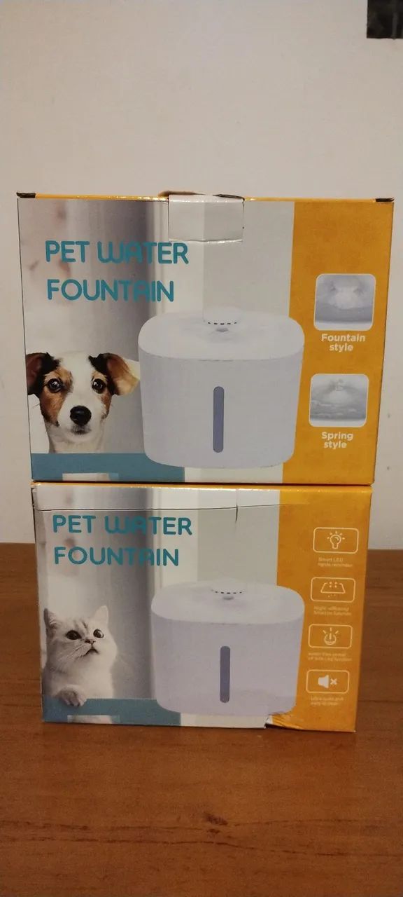 Fonte de água para animais de estimação