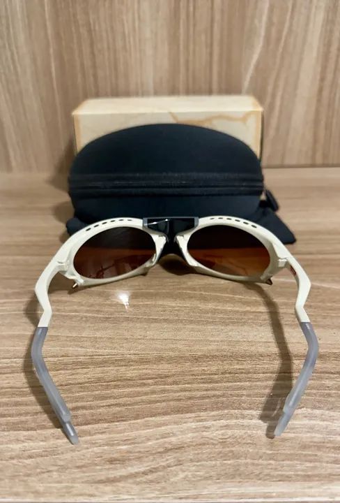 Óculos Oakley Plantaris Matte Sand Prizm Brown Gradient - Foto 5