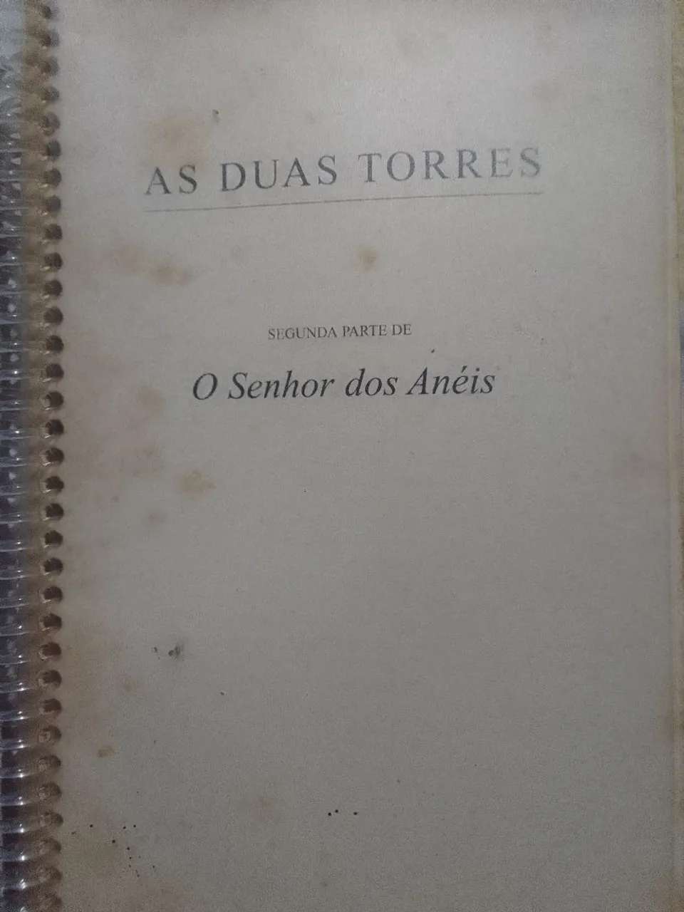 As Duas Torres - O Senhor dos Anéis