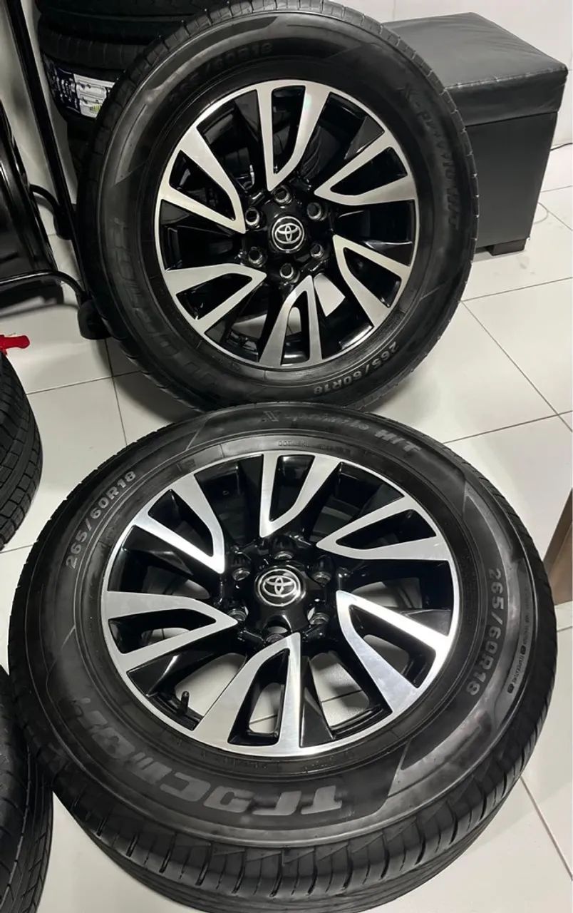 Rodas Toyota Hilux  Aro 18 + Pneus  - Foto 3
