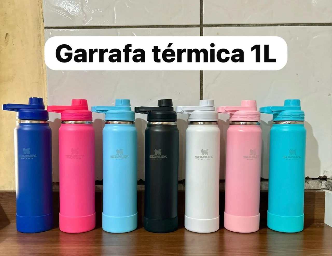 Garrafa Térmica Stanley 1L - Diversas Cores!