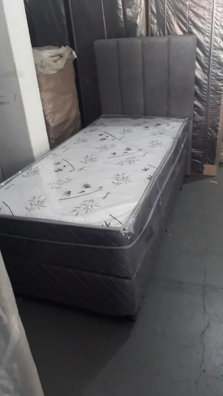 CAMA BOX BAÚ CONJUGADA MOLAS INTERMEDIC TOQUE MACIO