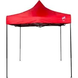 Tenda Gazebo 2x2 Articulado Em Aço Com lona Sanfonada - VERMELHO<br>
